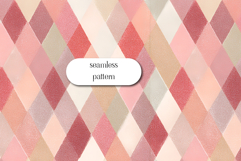 Soft Pastel Harlequin Diamond Seamless Pattern Design Product Image 1