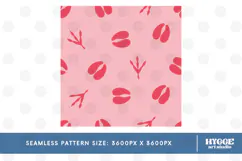 American 4th of July Hoofs and Hen Prints Seamless Pattern Product Image 2
