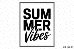 Summer Vibes svg | Summer Svg | Svg Cut Files Product Image 1