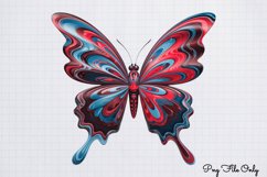 Smoke Butterflies Clipart PNG Product Image 1