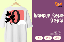 Wander Boho Floral Monogram Product Image 1