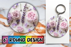 Garden Glam - Circle Sublimation Charm Round Product Image 1