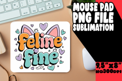 Timeless mouse MAT Playful Design, Cat Quote Product Image 1