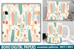 Boho Digital Papers Seamless Pattern Product Image 1