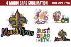 Mardi Gras Sublimation Bundle PNG Product Image 3