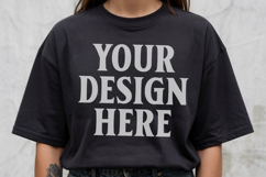 Comfort Colors 1717 Black TShirt Mockup, CC1717 mockup, Tran Product Image 1