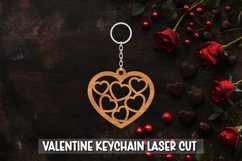 Valentine Keychain Laser Cut I Keychain Laser Cut Product Image 1