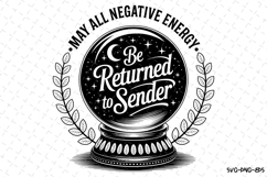May All Negative Energy Svg | Halloween Svg | Svg Cut Files Product Image 1