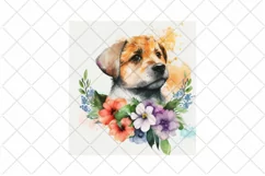 Happy Puppy Watercolor cliparts | Cute dogs Illustrations Product Image 5
