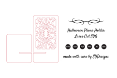 Halloween Phone Holder Laser Cut SVG Product Image 2