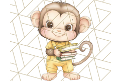 Safari Baby Animal Clipart PNG, Jungle Outfits Baby Animals Product Image 2