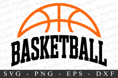 Basketball Monogram SVG | SVG Cut files | Cricut Product Image 1