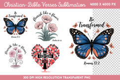 Christian Bible Verses Sublimation PNG Product Image 1