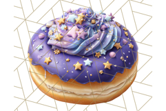 Realistic Halloween Donut Clipart PNG, Spooky Cute Sweets Product Image 2