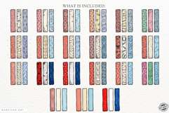 4th of July Brushstrokes Clipart Product Image 4