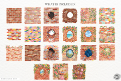 Summer Brick Wall Clipart Product Image 4