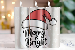 Merry &amp; Bright Tumbler Wrap | Christmas Wrap Product Image 1