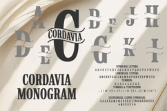 Cordavia Font Bundle - Modern Serif Font Family with Swashes Product Image 11
