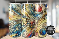 Stained On Stained Glass Tumbler Warp - Tumbler Design Product Image 1