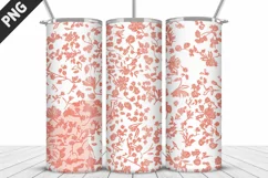 Pink Plaid Tumbler Design | Valentine's Day Tumbler Wrap Product Image 5