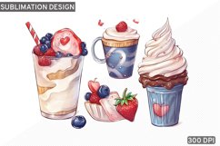 4th Of July Coffee Sublimation PNG design Product Image 1
