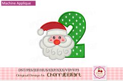 Christmas santa Numbers machine embroidery bundle 1510B Product Image 7