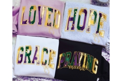 MARDI GRAS Christian Mom PNG Sublimation Bundle | DIGITAL Product Image 1