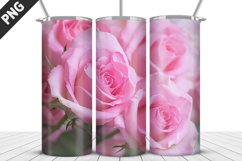 Flowers Tumbler Wrap | Sublimation Design | Tumble PNG Product Image 4