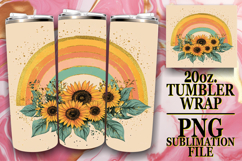 Enchanted Dreams 20oz tumbler wrap, Rainbow Product Image 1