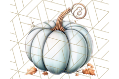 Fall Pumpkin Clipart PNG, Autumn Pumpkins, Jewel Tones Png Product Image 2