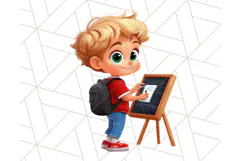 Boy Teacher Clipart PNG, Cute Male Teacher Illustration Product Image 2