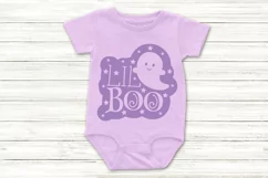 Lil Boo Svg, Halloween Svg, Kids Halloween Svg, Ghost Svg. Product Image 2