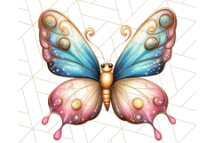 Jewel Toned Butterfly PNG Clipart, Vibrant Butterflies Product Image 2