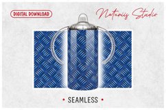 2 Blue Diamond Plate Sublimation - 12 oz Sippy Cup. Product Image 3