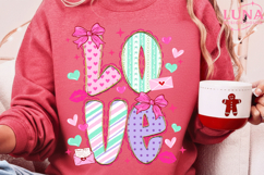 Preppy Valentine's Day love PNG, Coquette Valentine PNG Product Image 2