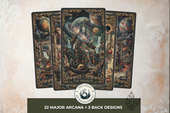 Cosmic Collage Major Arcana Tarot Cards for Divination Art Product Image 3