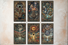 Cosmic Collage Major Arcana Tarot Cards for Divination Art Product Image 5