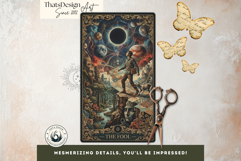 Cosmic Collage Major Arcana Tarot Cards for Divination Art Product Image 9