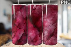 Burgundy Alcohol Ink Tumbler Wrap - High Quality 300 Dpi Product Image 1