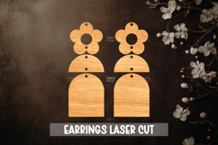 Summer Style Laser Cut Earrings SVG File Product Image 1