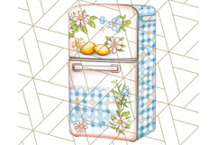 Mediterranean Cottagecore Kitchen PNG Clipart with Lemons Product Image 2