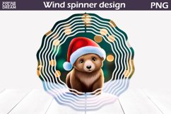 Christmas Animals Wind Spinner | Animals Santa Wind Spinner Product Image 16