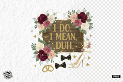 Coquette Wedding PNG Sublimation Product Image 1