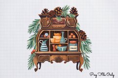 Antique Christmas Clipart Sublimation PNG Product Image 1