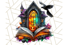 Haunted House PNG Clipart, Spooky Holiday Cartoon Graphics Product Image 2