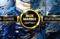 Blue Marble Digital Papers - 04 Variations Product Image 1