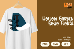Hollow Garden Boho Floral Monogram Product Image 1