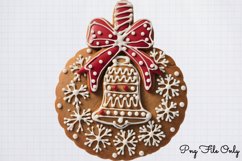 Gingerbread Cookie Christmas Sublimation Clipart PNG Product Image 1