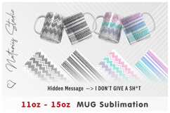 8 Adults Hidden Message Designs - 11oz/15oz Bottom Mug. Product Image 8