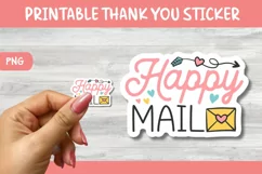 Small Business Thank You Stickers - Happy Mail Product Image 1